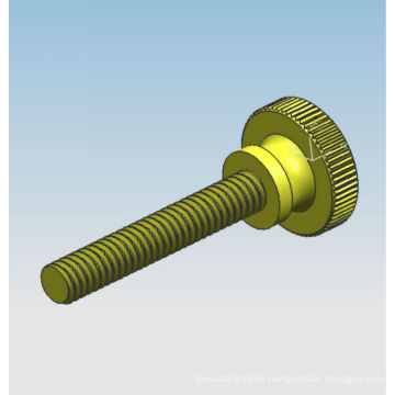 Tornillo Nilón con cabeza moleteada